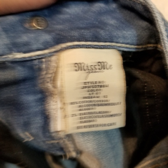 Miss Me Bermuda Size 25 Women's - Picture 5 of 5